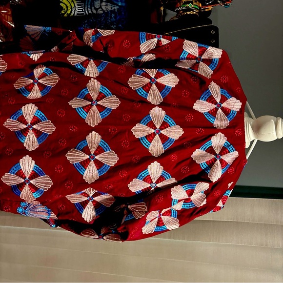 VTG African Nigeria Dashiki Kaftan Top Shirt and Pant Men - Picture 6 of 10